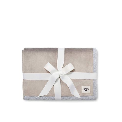UGG Unisex-Adult's Duffield Throw Ii Blanket, Seal Heather, NA