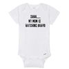 BravoTV Baby Onesie (18M, White/Black)