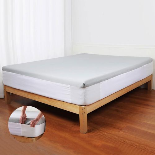 Fitted Bed Sheet Straps Elastic Sturdy Bed Sheet Strap Holder Bedroom Sheet Fasteners Keep Sheets in Place Reusable Mattress Straps for All Mattress Sizes (Queen)
