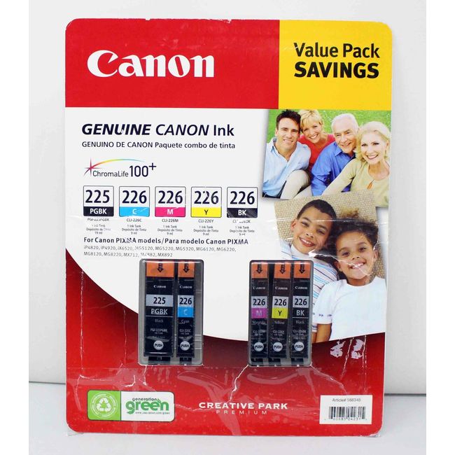 Canon Genuine Canon Ink Cartridges (Missing One Cartridge, See Description)