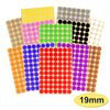 1,050 x Blue Sticky Dots - 19mm - Round Colour Coding Dot Stickers - 15 Sheets