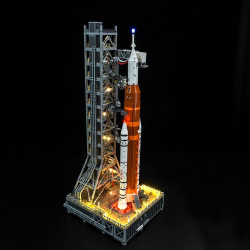Hilighting Upgraded Led Light Kit Compatible with Lego NASA Artemis Space Launch System Building Set, Remote Control Version Compatible with Lego 10341 (Model Not Included)