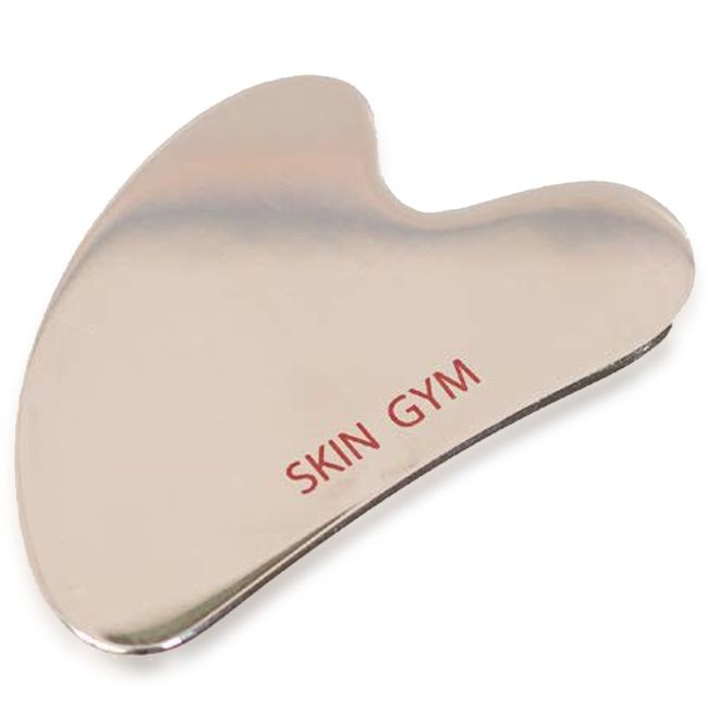 SKIN GYM Cryo Stainless Steel Sculpty Heart Gua Sha Face Massager for Under Eye Bags, Puffy Eyes and Fine Lines Anti-Aging Face Lift Skin Care Beauty Tool