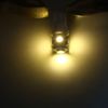 sourcing map 8Pcs T10 Warm White 5 5050LED Car Light Bulbs Interior Dashboard