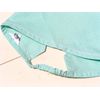 CottonNINA BBG Triangular Width Babushka Rubber Type Short, For Children and Adults, Mint Green Gingham