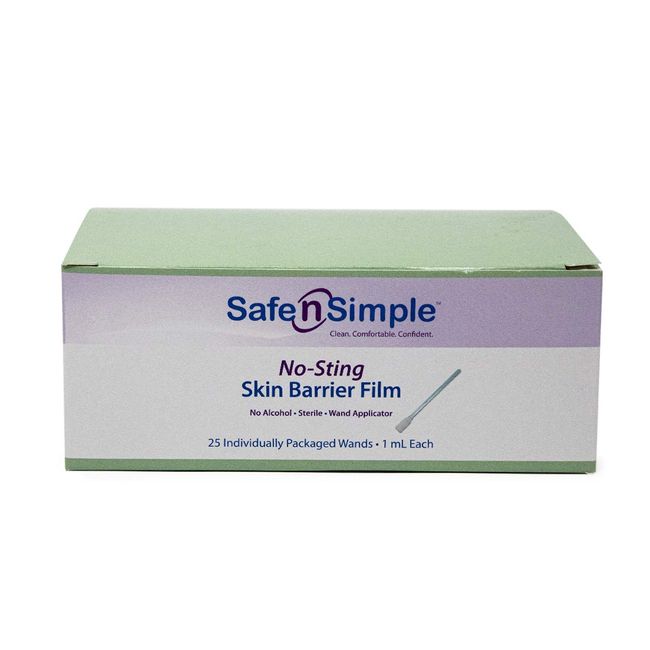 Safe n' Simple No-Sting Skin Barrier Film Wand Applicator, 25 Count ...