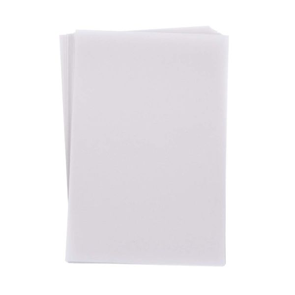 Vellum Paper Transfer Paper Translucent Tracing Paper Printable Sheets for Printing Drawing Ink (White sulfuric Acid Paper 15 * 10cm-50 pcs* 2)