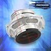 Universal 2.75" 70mm Cold Air Intake Flow Bypass Valve Filter Pipe Piping Silver
