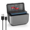 New Portable Fast Battery Charge Hub box w/ Type-C Cable for Insta360 X4 Camera
