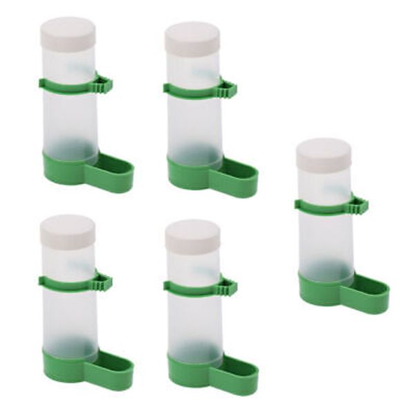 5pcs pet bird water drinker feeder clip suitable for aviary cage parrot canary