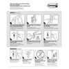 3M Command Mini Decorating Clips Clear 40 Clips & 28 Strips for Fairy LED Lights