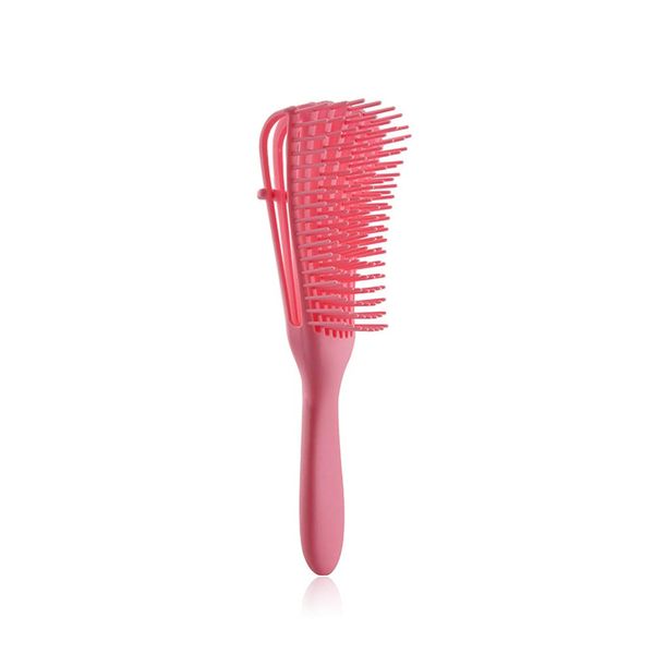 Comb Hair Brush, Plastic Comb Scalp Cleaning Brush, Massage, Glossy Hair, Luxury Hair Brush, 8 Claw Com, Angel Luna Pink