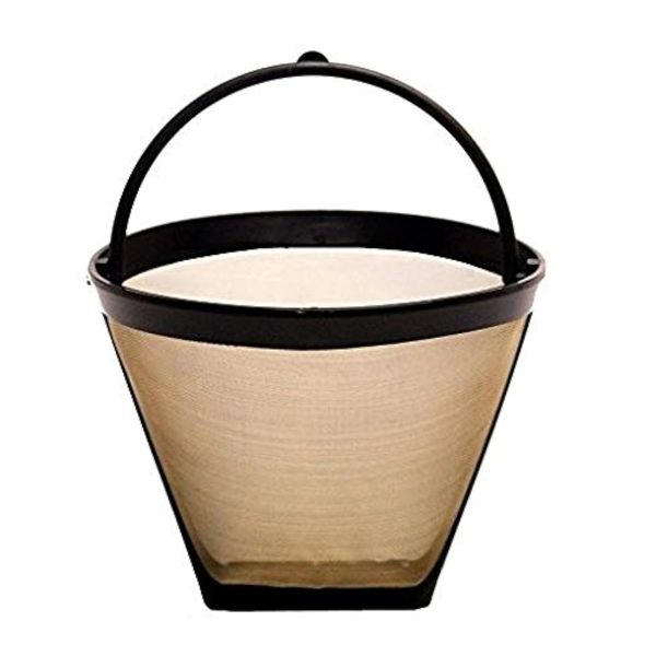 GoldTone Reusable Cup No.2 Cone Coffee Filter Permanent Coffee Plastic Filter- Size 4
