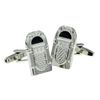Retro Jukebox Music Design Cufflinks in a Personalised Engraved Cufflink Box