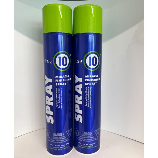 2X It's a 10 Miracle Finishing Spray 10 oz Packaging May Vary