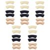 Natiform 3 Colors 15 Pairs 30 Pieces Set Shoe Blister Prevention Heel Pads Paka Paka Protection Pads