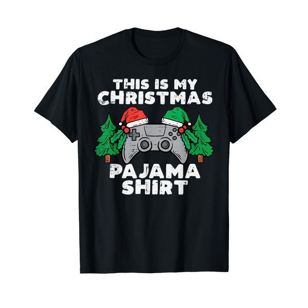 This Is My Christmas Pajama Shirt Video Games Boys Men Xmas T-Shirt