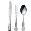 12 Kings Dessert Forks Cutlery Dining Set Canteen