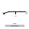 34761MA Half Saddle (4″ by ½”) (48")