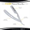 100 BLADES + Facón Classic Professional Straight Edge Barber Razor - Salon Quality Cut Throat Shavette