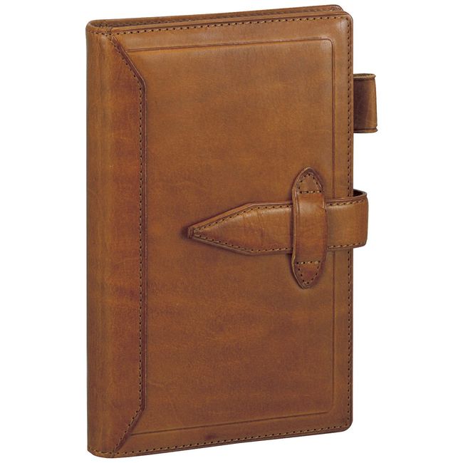 Raymei Fujii DB3011C Da Vinci Roroma Classic Bible Brown Personal Organizer