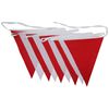 3m Red and White Single Sided Bunting