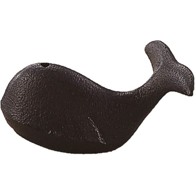 Iwachu 30936 Kadate Whale Black Design Accessory Nambu Ironware