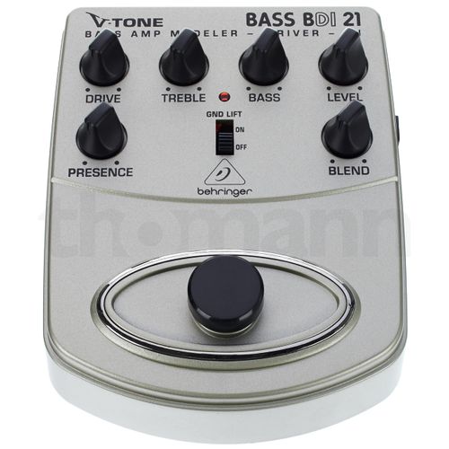 Behringer BDI 21 Bass Amp Modeler/ DI Guitar Effects Pedal
