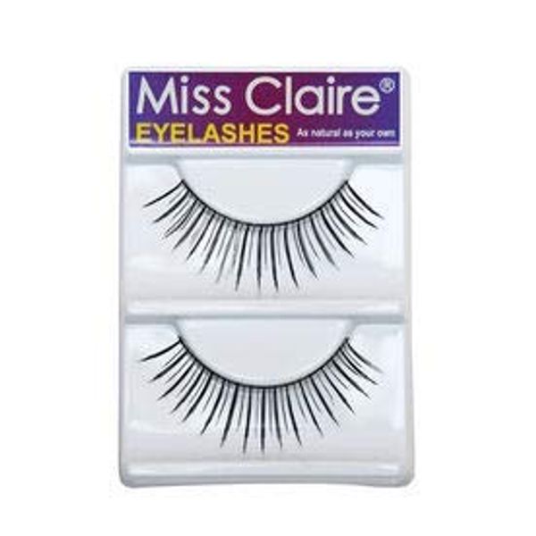 Miss Claire Eyelashes 501, Black, 1 Count, Black,