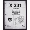 Bobcat 331 Operator's Owners Manual