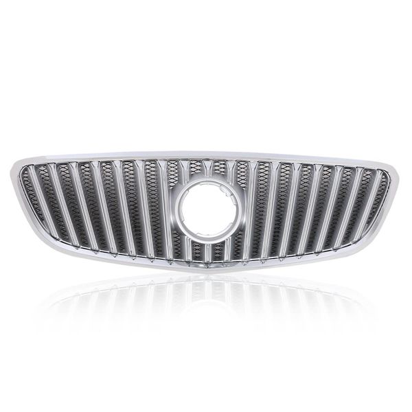 CHEDA Front Upper Bumper Grille Grill Chrome Compatible with 2010 2011 2012 2013 Buick Lacrosse