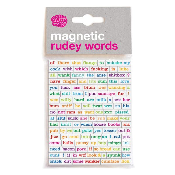 Brainbox Candy Magnetic Rude Peel Off Words