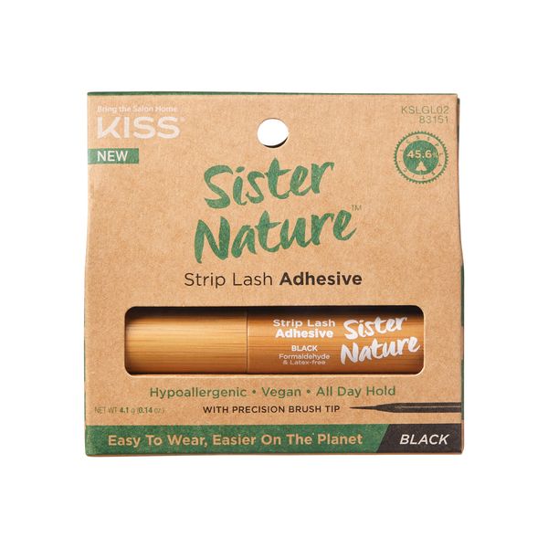 KISS Sister Nature Strip Lash Glue Black 4.1g