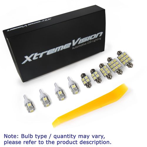 XtremeVision Interior LED for Jeep Liberty 2008-2013 (9 Pieces) Green Interior LED Kit + Installation Tool