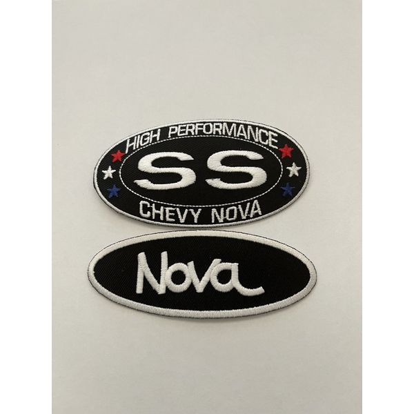 CHEVY NOVA SS SEW/IRON ON PATCH BADGE EMBROIDERED EMBLEM CHEVROLET