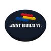 Just Build It. Toy Bricks Building Blocks Red Yellow Blue PopSockets Swappable PopGrip
