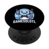 Gamesolotl Axolotl Gaming Fun Headset Joy PopSockets Adhesive PopGrip