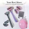 AOA Studio Women's Blade 8 Refills Smooth Shave For Sensitive Skin