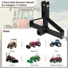 3 Point Quick Hitch 2" Receiver Category 1 Tractor Attachments Farm Equipment US