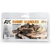 AK Interactive AFV Series - Burnt Vehicles Weathering Set - AK4120