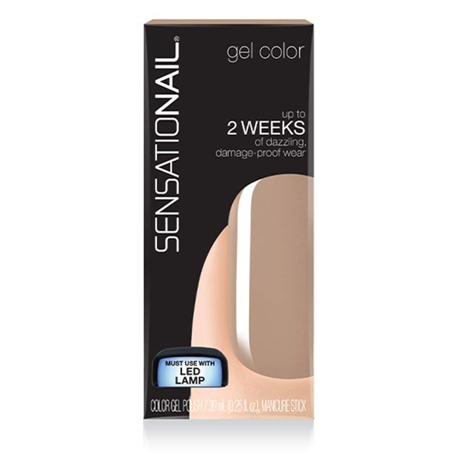 SENSATIONAIL Gel Polish, 0.25 oz, Taupe Tulips