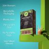 Biodegradable Dental Floss Picks - Natural Plastic Free Handle | Thin Thread Tooth Flossers for Adults & Kids | Toothpick Stick Soft on Gum & Teeth | Eco Friendly Zero Waste Vegan Organic (200, Mint)