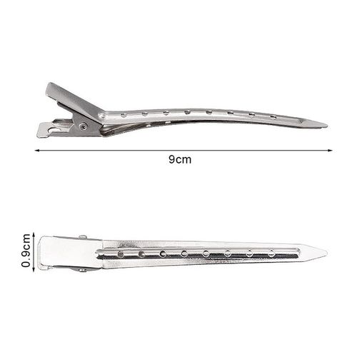 Pack of 24 Hair Clips, 9 cm Hair Pins, Bobby Pins, Hairdressing Accessories, Section Clips, Metal Alligator Clip for Women and Girls, DIY Hairstyle