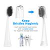 Replacement Toothbrush Heads with Covers for Burst (5 Count, White)