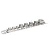 OEMTOOLS 25455 8 Piece External Impact Star Plus Socket Set, Extractor Socket Set With 3/8 Socket Rail, Bolt Extractor Socket Set, 3/8 Inch Drive
