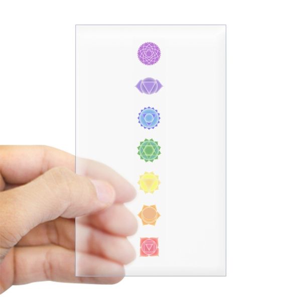 CafePress The Chakras Rectangle Sticker Rectangle Bumper Sticker Car Decal