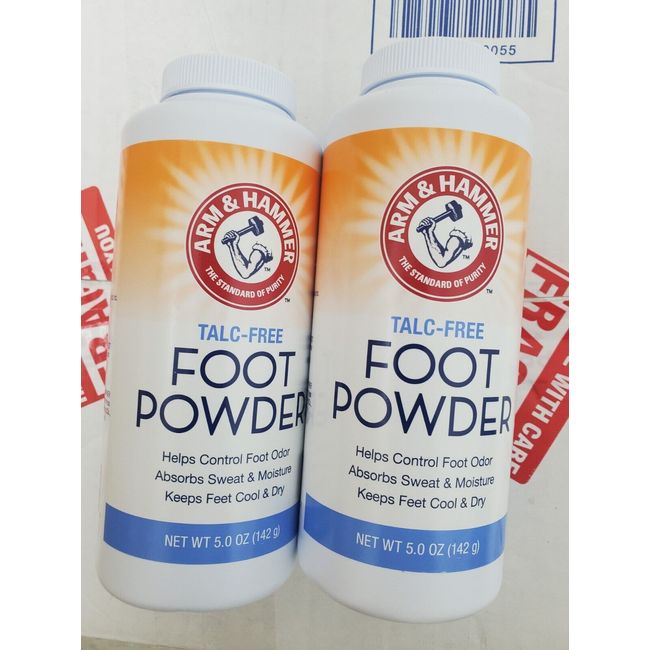 Arm & Hammer Talc-Free Foot Power Controls Odor/Absorbs/Keeps Feet Dry & Cool