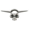 Seachoice 316 Stainless Steel Lifting Ring w/Cleat, 6 in. Long, 1-1/8 in. Diameter Eye, Chrome