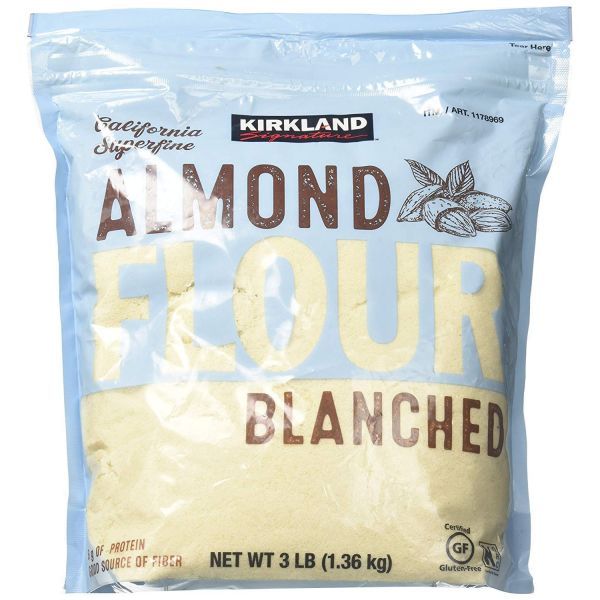 Kirkland Signature California Blanched Almond Flour Superfine 3 lb Set of 2, 3 lb (2 Pack)