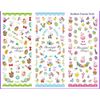 100 + Easter Egg Bunny Nail Art Decals